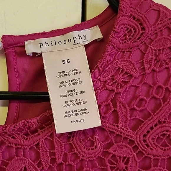 Sale!! Philosophy Lacey Cute Top - Picture 2 of 6